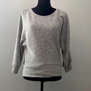 Grey Almost Famous sweater with lace back